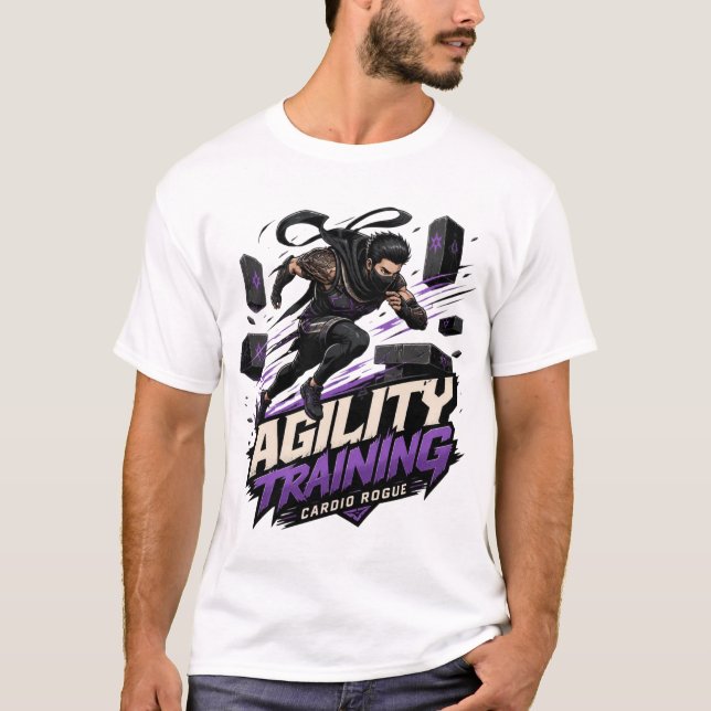 Agility-Training Cardio Rogue: RPG-Geschwindigkeit T-Shirt (Vorderseite)