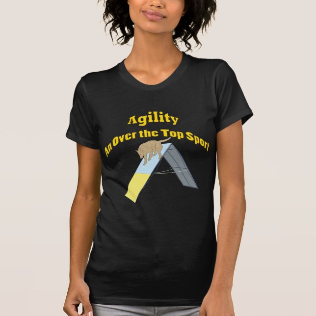 Agility über der Spitze T-Shirt (Vorderseite)