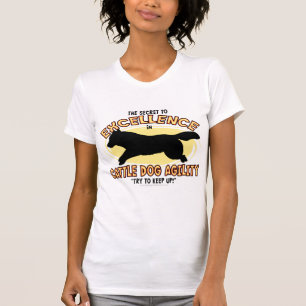 Agility-Vieh-Hundegeheime Damen zerstörten Shirt