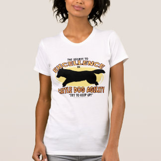 Agility-Vieh-Hundegeheime Damen zerstörten Shirt