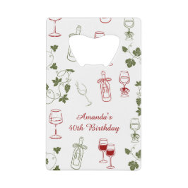 Aging Like Fine Wine Geldbeutel Flaschenöffner