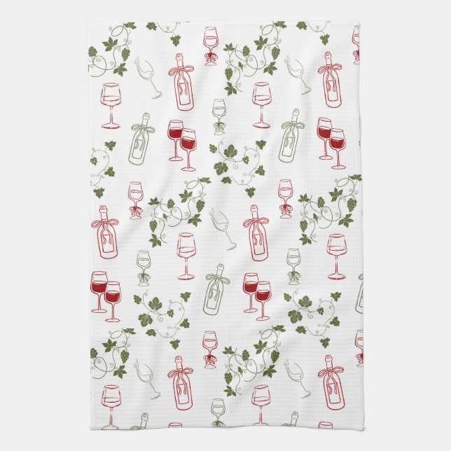 Aging Like Fine Wine Geschirrtuch (Vertikal)