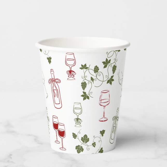 Aging Like Fine Wine Pappbecher (Vorderseite)