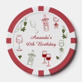 Aging Like Fine Wine Pokerchips