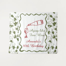 Aging Like Fine Wine Wandteppich