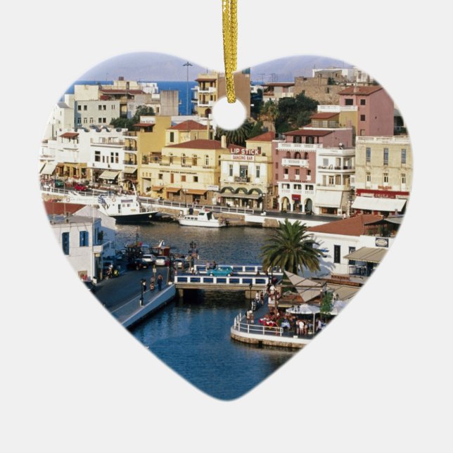 Agios Nikolaos Kreta, Griechenland Keramikornament (Vorne)