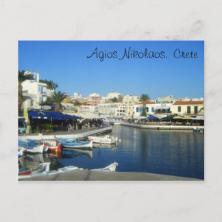 Agios Nikolaos, Kreta, Griechenland Postkarte