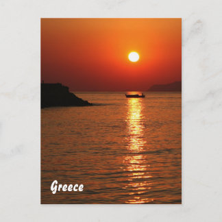 Agios Nikolaos Sunrise Postkarte