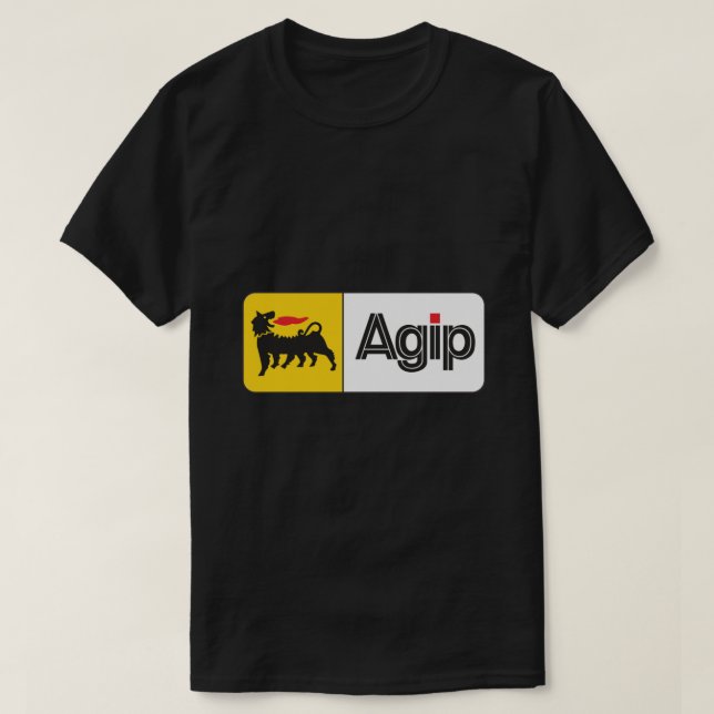 Agip Logo Merchandise Essential T - Shirt (Design vorne)