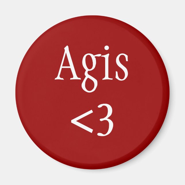 Agis Liebe Magnet (Vorne)