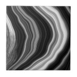 Agitierschild aus schwarzem und weißem Marmor Fliese<br><div class="desc">Diese moderne Kachel vereint Schwarz,  Weiß und Grau in einem auffallenden,  inspirierten Marmoreffekt. Mit abstrakten,  fließenden Linien bringt er elegante Steintextur und eine monochrome Palette in jeden Raum. Ideal für luxuriöse Bäder oder moderne Innenräume,  die eine Touch von stilvoller Kunst suchen.</div>