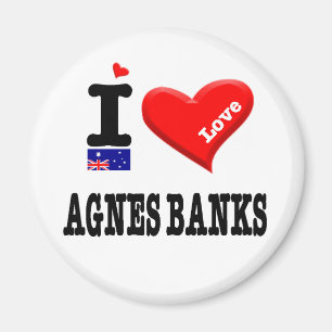 AGNES-BANKEN - i-Liebe Magnet