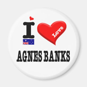 AGNES BANKS - I Liebe Magnet