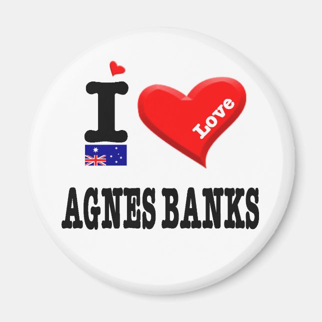 AGNES BANKS - I Liebe Magnet (Vorne)
