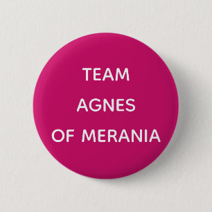 Agnes of Merania Queen of France Button