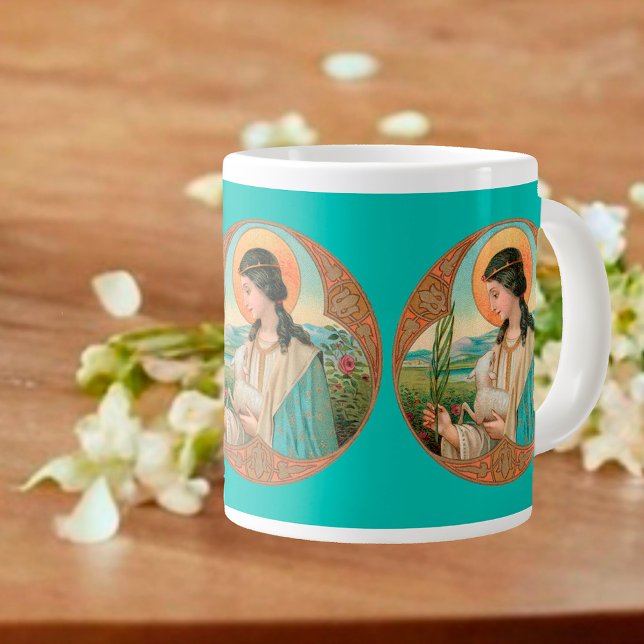 Agnes of Rome (BK 006) Jumbo Tasse (Von Creator hochgeladen)