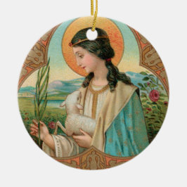Agnes of Rome (BK 006) Keramik Ornament