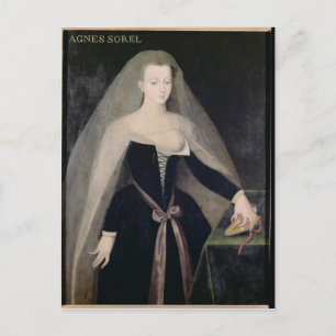 Agnes Sorel Favorite von Charles VII Postkarte