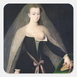 Agnes Sorel Quadratischer Aufkleber