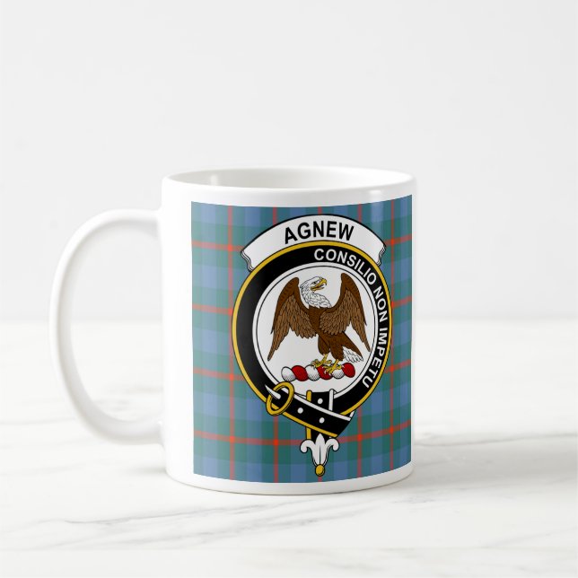 Agnew Ancient Clan Abzeichen Kaffeetasse (Links)