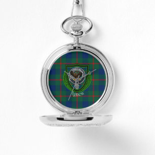 Agnew Scottish Clan Tartan & Wappen Armbanduhr