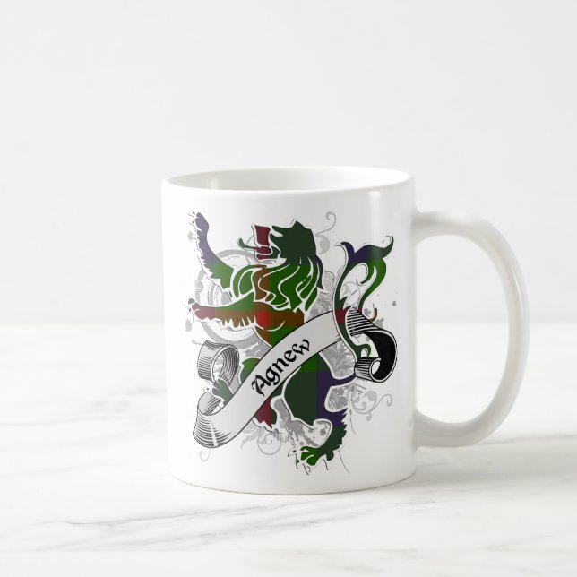 Agnew Tartan Lion Kaffeetasse (Rechts)