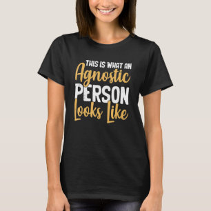 Agnostik Agnostic Christlich Agnostic G T-Shirt