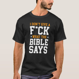 Agnostik Atheismus Antireligiöser Agnostiker Teufe T-Shirt