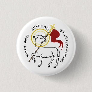 Agnus Dei  Button