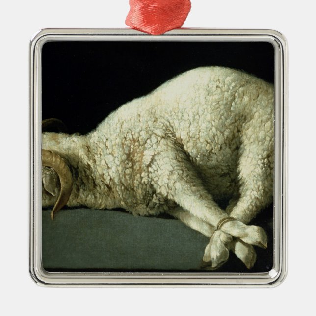 Agnus Dei, c.1635-40 Silbernes Ornament (Vorne)
