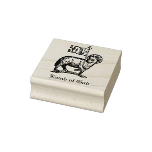Agnus Dei Das Osterlamm Gottes Fine Art  Gummistempel