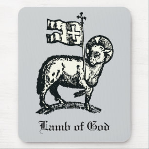 Agnus Dei Das Osterramm Gottes Fine Art Mousepad