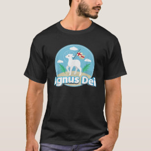 Agnus Dei Lamb Gott Traditioneller Latein Mass kat T-Shirt