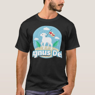 Agnus Dei Lamb Gott Traditioneller Latein Mass kat T-Shirt