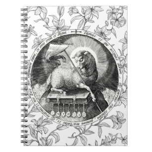 Agnus Dei Lamm Gottes Spiralblock  Notizblock