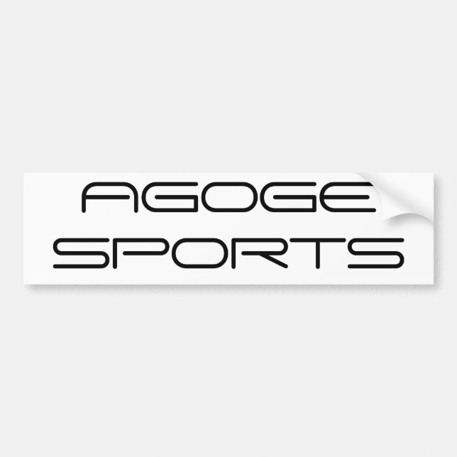 AGOGE SPORT AUTOAUFKLEBER (Vorne)