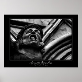 Agonie der Biting Imps Gothic Fine Art Poster