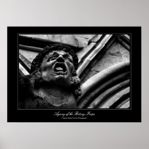 Agonie der Biting Imps Gothic Fine Art Poster