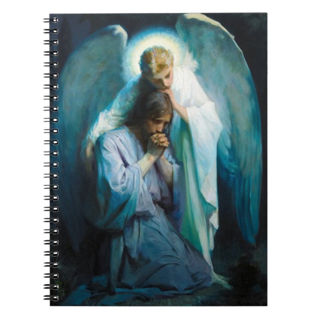 Agonie im Garten, 1898 von Frans Schwartz Notizblock (Vorderseite)