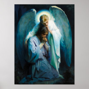 Agonie im Garten, 1898 von Frans Schwartz Poster