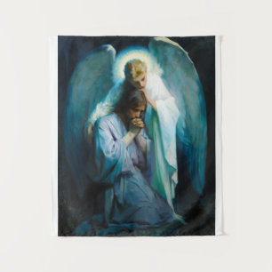 Agonie im Garten, 1898 von Frans Schwartz Wandteppich