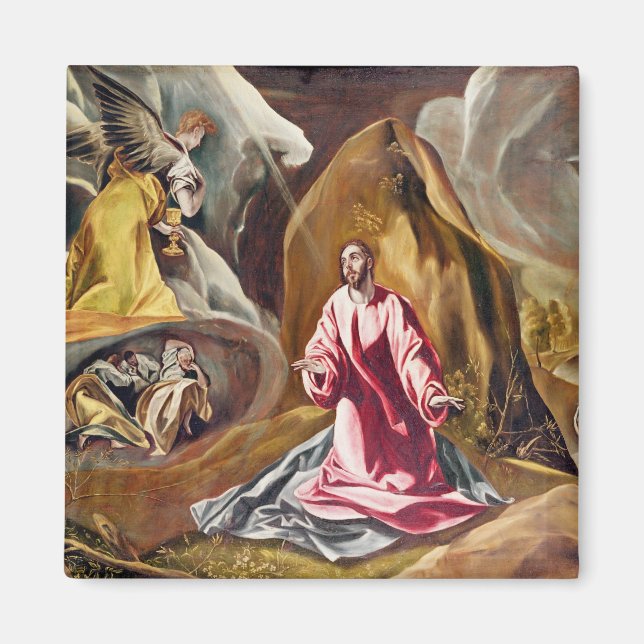 Agonie im Garten von Gethsemane, um 1590 Magnet (Vorne)