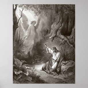 Agonie in der Gartenreproduktion Religiöse Print Poster
