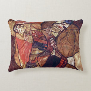 Agonie, Todeskampf von Egon Schiele Dekokissen