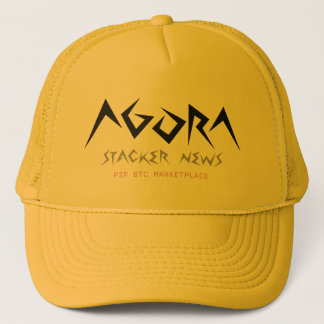 AGORA Stacker Gold Hat Truckerkappe