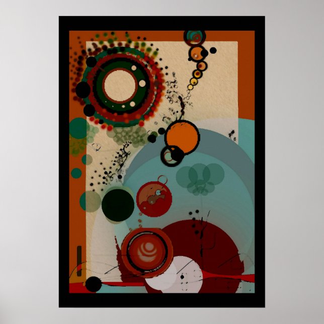 Agoraforbialice Abstrakt Poster (Vorne)