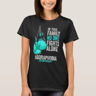 Agoraphobia Awareness Montag Boxhandschuhe Aquamar T-Shirt
