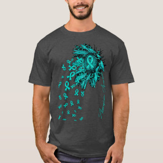 Agoraphobia Awareness Sonnenblumenbänder Blume fal T-Shirt