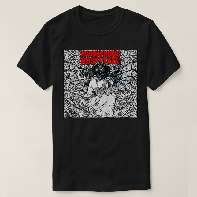 Agoraphobische Nasenbluten T-Shirt (Design vorne)