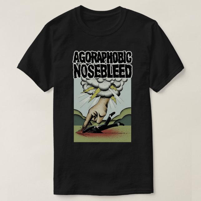 Agoraphobischer Nasenbluten Klassischer T - Shirt (Design vorne)